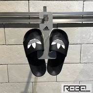 REBEL 👽 ADIDAS ADILETTE LITE 男女拖鞋 黑 FU8298