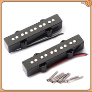 5 String Electric Bass Pickups Bridge Neck Pickups Set for Jazz JB Bass Guitar Open Style Guitar Par