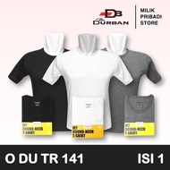 KATUN Durban 141 men's t-shirt, contents 1, cotton material, round collar, black - gray - white