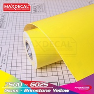 [ Meter] Maxdecal Gloss Sticker - Brimstone Yellow