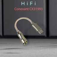 ALAC USB Type C to 3.5mm HiFi Adapter Cable DAC Conexant CX31993 Chip - CX-PRO