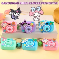 GANTUNGAN Yamata Sanrio Character Projector Lamp Camera Keychain Character Projector Lamp Camera Key