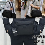 Men Men Messenger Bag Shoulder Bag Business Casual Mobile Phone Waist Bag Water-Repellent Wear-Resis