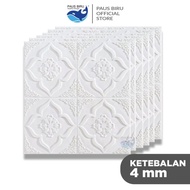 Paus Biru - Wallpaper 3D FOAM / Wallpaper Dinding 3D Motif Foam