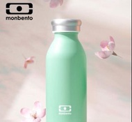 【全新 法國 monbento 牛奶瓶造型保溫瓶-馬卡龍綠 MB Milky /304不鏽鋼內膽/不含雙酚A(BPA Free)】