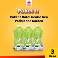 Paket 3 Botol Deterjen Cair Gentle Gen Parisienne Garden