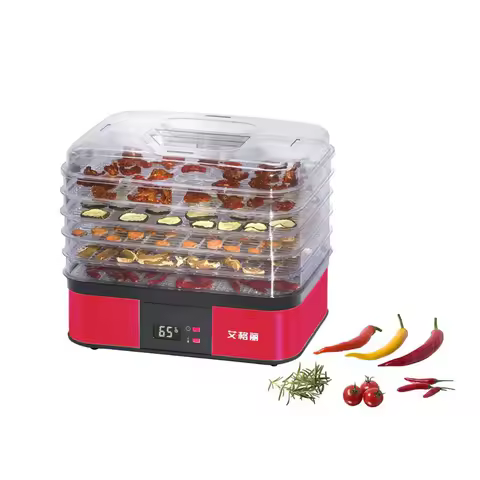 5 Layers Fruit Food Dryer Household Vegetable Dehydrator 220V 250W Food Drying Machine