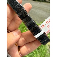 (A195)(12-12,4mm)Ta bracelet with black hair in thick hair