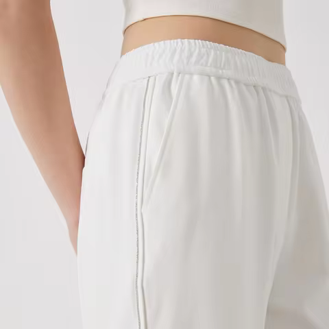 K3049W Luxury Quality Womens clothing Pima Cotton women's pants Ladies casual long trousers