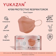 Yukazan Yuka Zan KF94 / KF99 Copper Oxide Protective Antibacterial Face Mask Respirator Adult Kids M