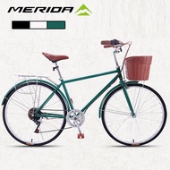 Merida Retro Bicycle Men's 26 Inch 7-speed Variable Speed Bicycle Light Road Bike Men And Women Commuter City Bike