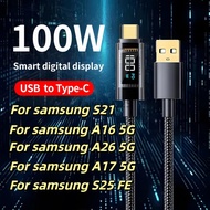 KAIYUE 66W Type C to Type C Cable Digital Display USB to Type C Cable For samsung A16 5G A26 5G A17 