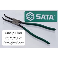 SATA 5"/7"/9/"13" GERMAN STYLE SNAP RING CIRCLIP PLIERS,INTERNAL,EXTERNAL,STRAIGHT,CURVED 72011-7204
