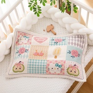 Children's Pillowcase35X55Pure Cotton a Cartoon-style pure cotton pillowcase for kindergarten babies