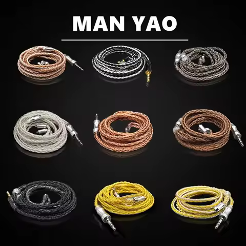 FENGRU Man Yao 16 Share 400 Cores Single Crystal Copper Silver Plating MMCX 2Pin 0.78mm QDC A2DC IM 