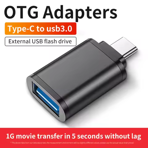 USB C OTG Adapter Fast USB To Type C Adapter for MacbookPro Samsung Xiaomi Huawei Mini USB Adapter T