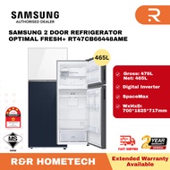 [FREE SHIP] SAMSUNG 465L 2 door Refrigerator Optimal Fresh+ RT47CG6444B1ME Peti Sejuk 冰箱