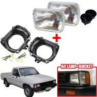 ชุดไฟหน้า KOITO + เบ้าไฟหน้า รุ่น โตโยต้า ไฮลักซ์ ฮีโร่ TOYOTA HILUX HERO LN50 ปี 1984 - 1988 1 ชุด