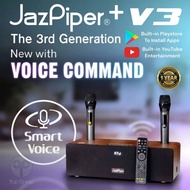 (SG) JazPiper Plus V3 Karaoke Soundbar System + 2 Wireless Mic (FOC Installation)
