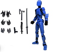 T13 Action Figure 3D Printed Movable Robot Dummy13,Hand Painted Figures, Desk Decoration, Creative G