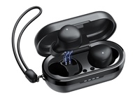 JR-TL1 Pro Waterproof IPX7 true wireless TWS Bluetooth earphone หูฟังบลูทูธ หูฟังไร้สาย พร้อมกระปุกชาร์จ (BLACK/ดำ)