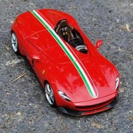【免運】比美高 1:18 法拉利MONZA SP1 精細版 合金跑車汽車模型車模禮物
