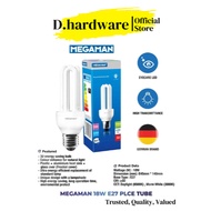 MEGAMAN 18W E27 PLCE Tube 6500k (SIRIM APPROVED)