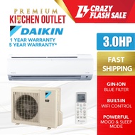 【Own Truck Delivery】Daikin 1.0HP - 3.0HP R32 Non Inverter Air Conditioner | Klang Valley Only | FTV-P Series | FTV85PB | FTV60PB | FTV50PB | FTV35PB | FTV28PB