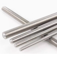 M3 M4 M5 M6 M8 M10 M12 M14 M16 M18 M20 Full Threaded Rod ด้ายเมตริกเต็มรูปแบบแท่งสกรู 304 สแตนเลสสตี