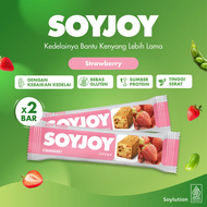 [Paket isi 2] SOYJOY Snack Bar Kedelai Strawberry 30gr
