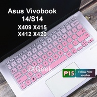 For Asus Keyboard Cover Vivobook 14 S14 X409 X409M X409MA X412 X415J X409J X409FA X420U X420F Y406U Laptop Keyboard Protector Asus