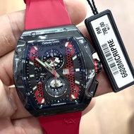 ALEXANDRE CHRISTIE AC6608 Chronograph Rubber Strap Men's Watch<International Warranty>