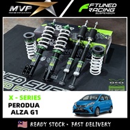 Ftuned X Series Adjustable High Low Soft Hard -  Perodua Alza G1 ( 18 MONTH WARRANTY )