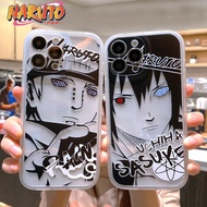 Naruto Phone Case IPhone 13 12 11 Pro Max 7 8 Plus X XR Soft Silicone Cover Uchiha Sasuke Kakashi Anime Phonecase Shell Men Gift