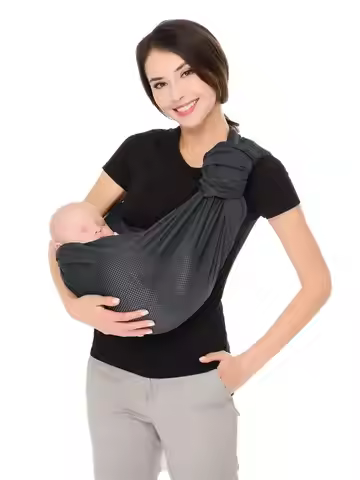 Sears Double Ring Baby Carrier Front Carry Mesh Breathable Baby Sling Adjustable Infant Carrier Stra