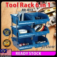 3PCS/Set Organizer Hardware Rack Stackable Plastic Storage Bin Stack Box - RPM1743