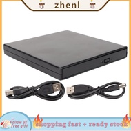 Zhenl External DVD Player  USB Bus Power Supply CD DOS Booting Saving for Laptop Mobile PC