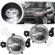 High Power Led Fog Driving Lamp PTF Position Daytime running Light For BMW X1 X3 X5 E70 E70N E81 E82