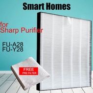 Replacement FUA28 FUY28 FU-A28EW FU-A28E-B FZY28FE SHARP FU-A28 FU-Y28 air purifier FZ-Y28FE compati