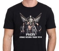 Fashion Men's T Shirt Fozzy Judas Rising Tour Men's Black T Shirt Men's Punk T Shirt XS-6XL