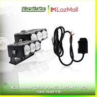 Original Senlo X3 Premium Mini Driving Light 140W Lighting Power ( 6 Months Warranty )