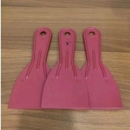3" PVC ladle scraper 3 inch plastic scraper PVC scraper plastic putty scraper handle
