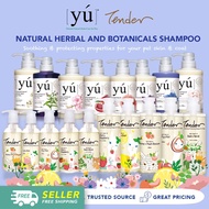 Yu & Tender Natural Oriental & Botanical Shampoo for Pets (Dogs & Cats) 480ML / 400ML / 250ML
