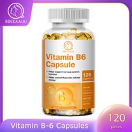 BBEEAAUU  Vitamin B-6 capsules Glucose &amp; Blood Sugar Supplement For Cardiovascular &amp; Neurological Health and Kidney &amp; Eye Health