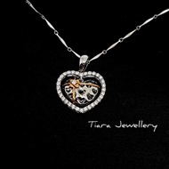 Woman Love Gift Pendant VVS Diamond / Liontin Hati Berlian Emas Asli
