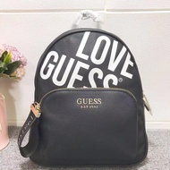 Guess Logo Bagpack Ready Stock