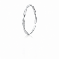 สร้อยข้อมือเงินแท้ S999 สำหรับผู้หญิง สร้อยข้อมือเงินเท้า Moebius ดีไซน์เก๋ไก๋ เครื่องประดับโชคลาภ ส