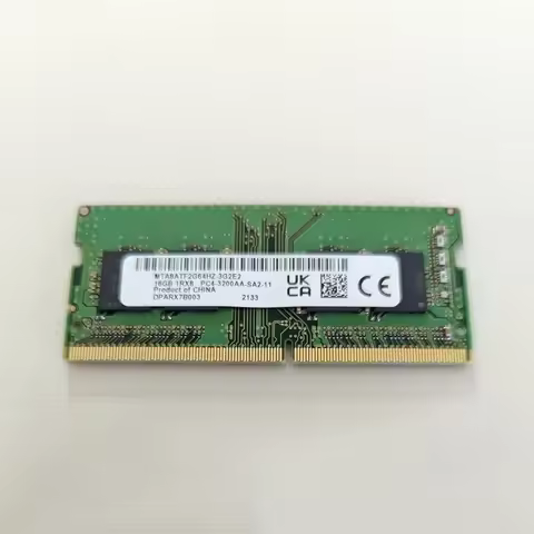 For MT RAM 16GB 16G 1RX8 DDR4 3200 PC4-3200AA-SA2-11 MTA8ATF2G64HZ-3G2E1/E2 Notebook Memory