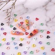 30pcs nail art charms love 3D nail heart accessories/ 3D charmsmacarone love bead nail art/ deco cha