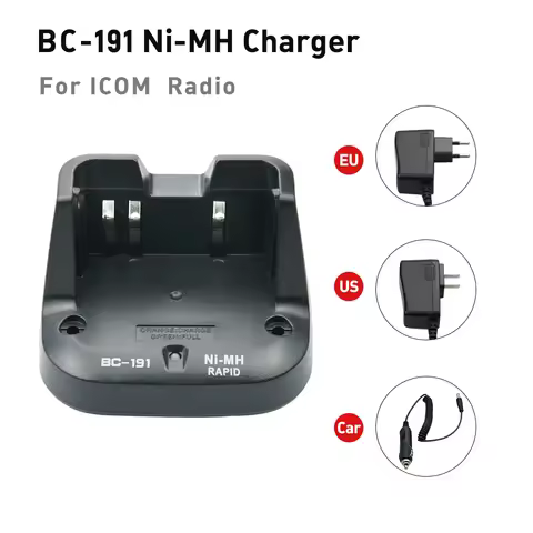 NEW BC-191 Quick Desktop Charger BP-264 Ni-MH Battery Charger for ICOM IC-F27SR IC-F3101D IC-F3001 I